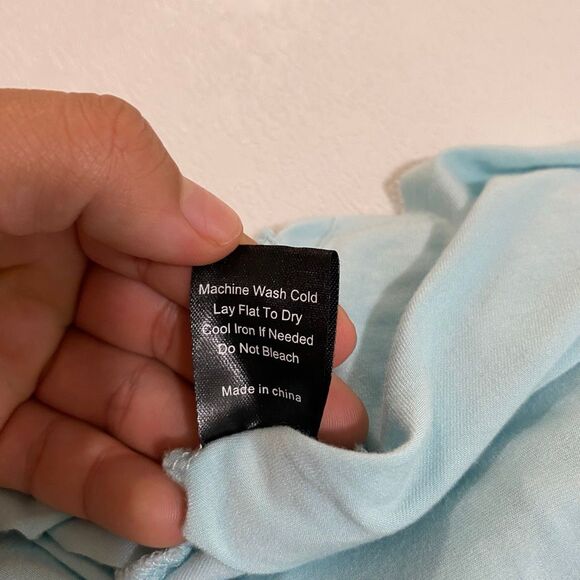 POL Blue Sequin Lace Boho Tank Top Size Small Flowy Embroidered Festival Style - Picture 6 of 9